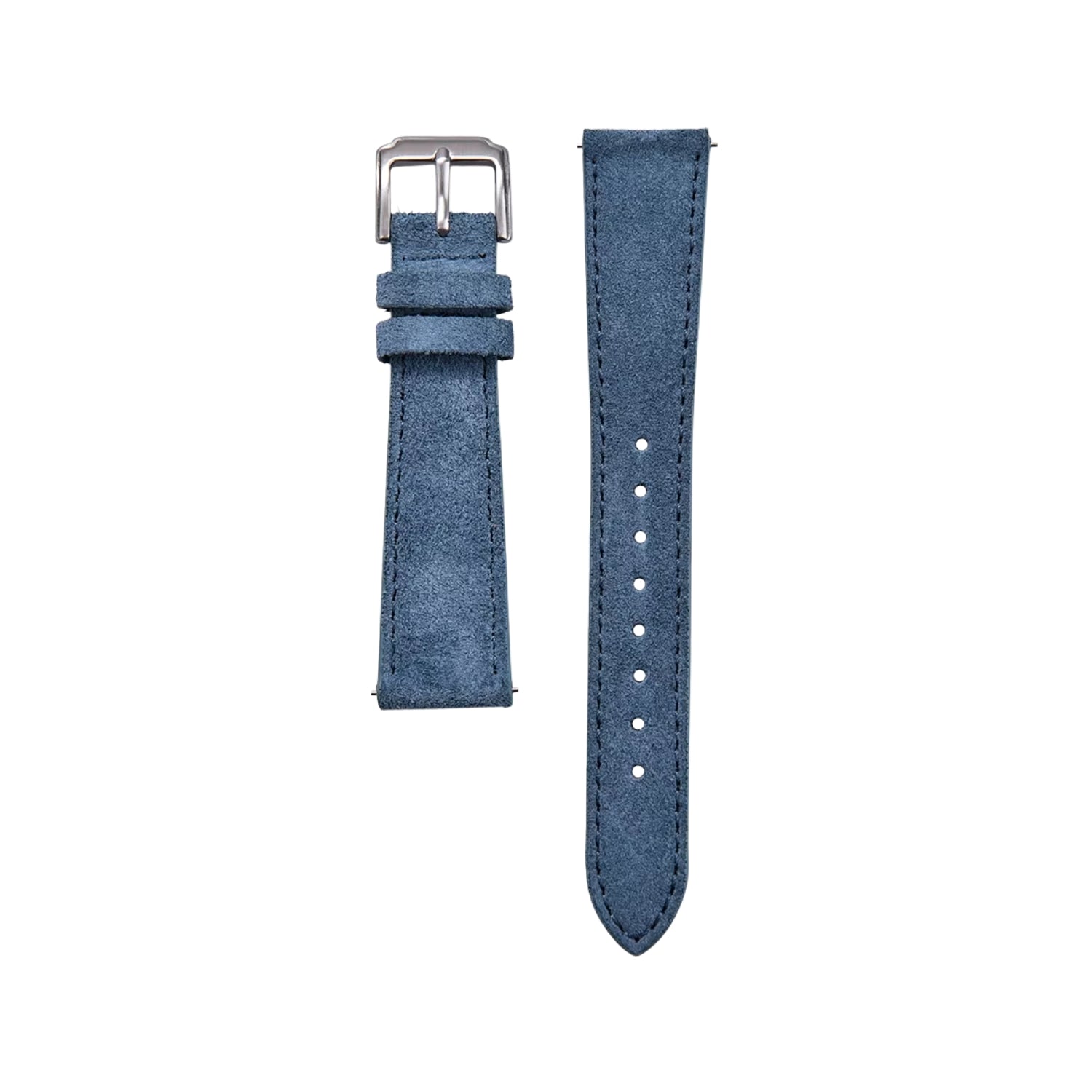 Blue Suede Leather Watch Band - Helvetus®